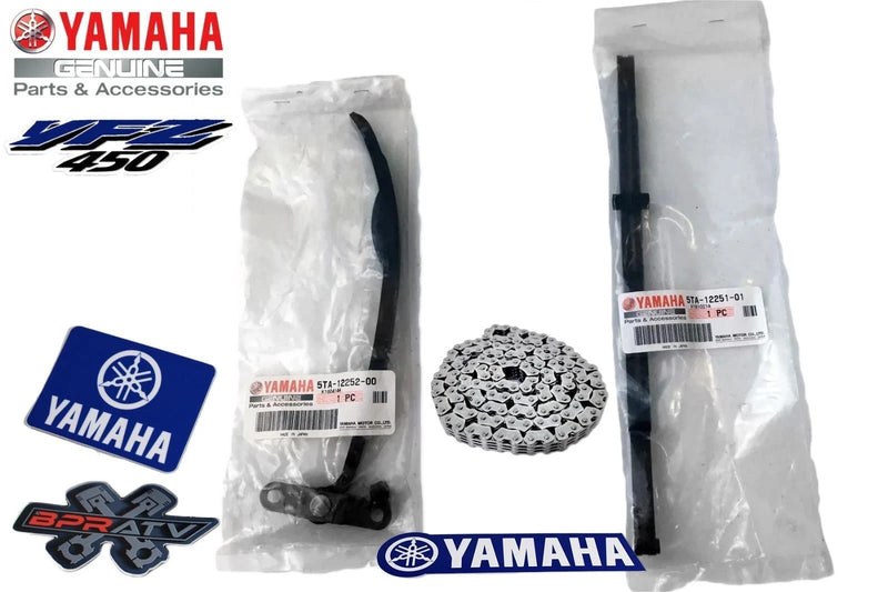 Yamaha OEM YFZ450 YZ 450F Cam Timing Chain Guides Damper Guide Billet Tensioner