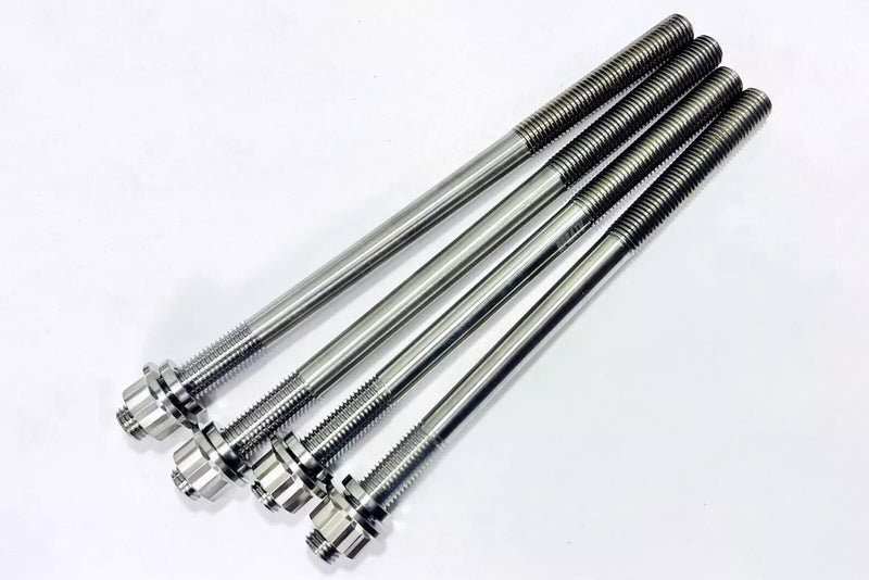 06-25 KX450F KX 450F Cylinder Head Studs TITANIUM 12 Point Nut Cylinder Bolt Kit