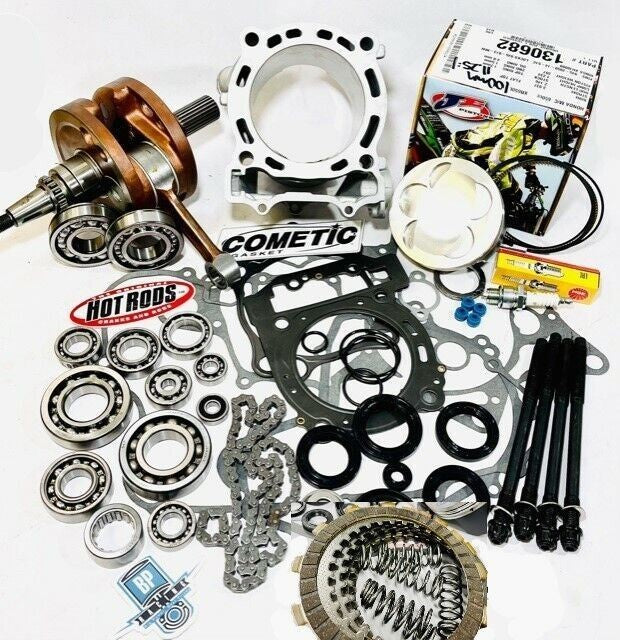 10-15 KX450F KX 450F Stock Bore Cylinder Crank Complete Motor Engine Rebuild Kit