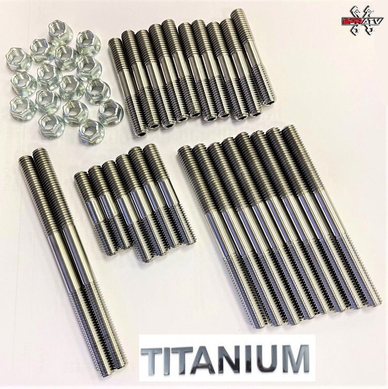 Banshee Crank Cases Cylinder Head Studs Complete Heavy Duty Allen Head Stud Kit
