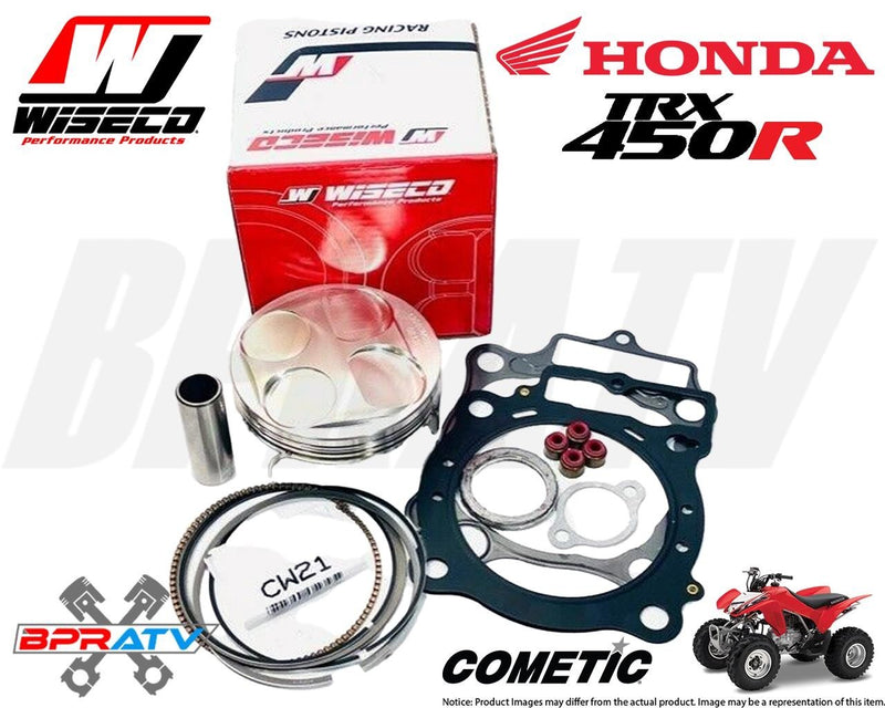 04 05 TRX450R TRX 450R 94mm Cylinder Wiseco 14:1 Hi-Comp Race Piston Top End Kit