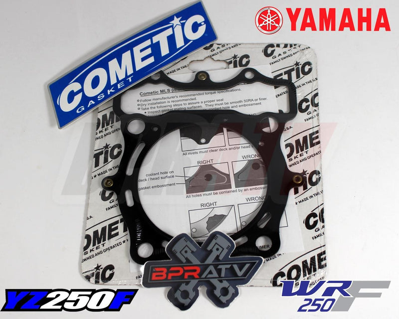 01-13 YZ250F YZ WR 250F Cometic Big Bore Head Gasket 79mm 80mm Cylinder Gasket
