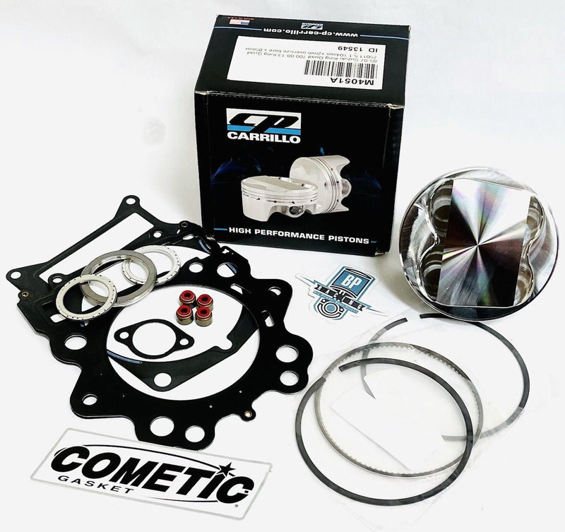 King Quad LT-A 750 Stock Bore Piston Aftermarket CP Carrillo Replacement Gaskets