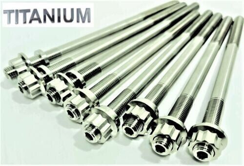 Wildcat 1000 X 4X Head Studs Aftermarket Heavy Duty Titanium Stud Bolt Kit Set
