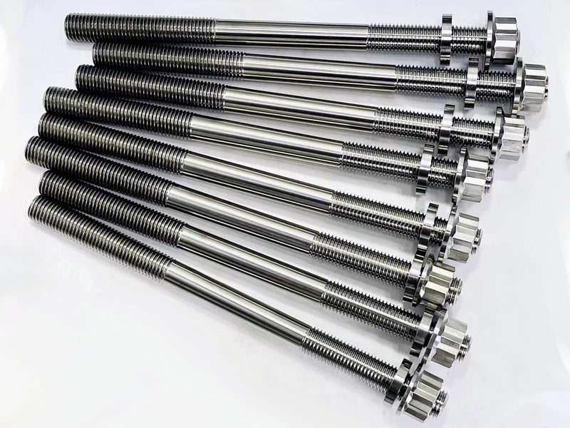 Wildcat 1000 X 4X Head Studs Aftermarket Heavy Duty Titanium Stud Bolt Kit Set