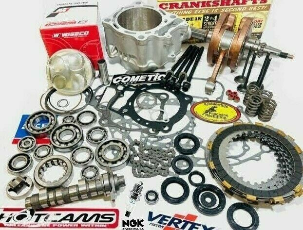 04 05 TRX 450R Rebuild Kit Complete Top Bottom End Hotcam Valves Engine Redo Kit