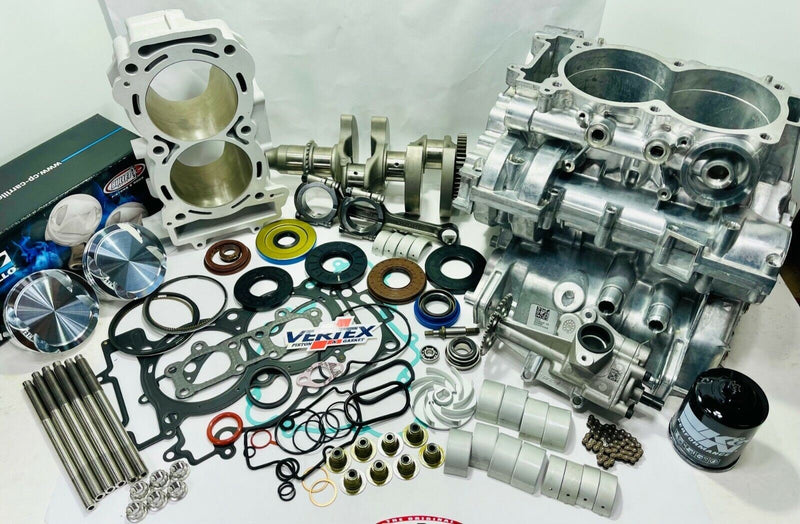 RZR XP Turbo S Crankcases Rebuild Kit Complete Top Bottom End Replacement Cases