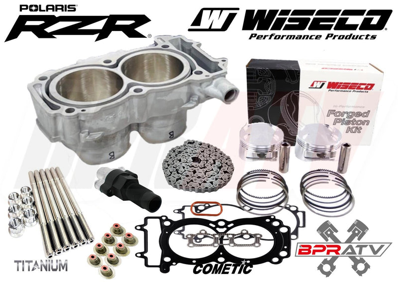 14-17 RZR XP 1000 XP-4 Top End Rebuild Kit Complete Stock Bore Assembly Stud Kit