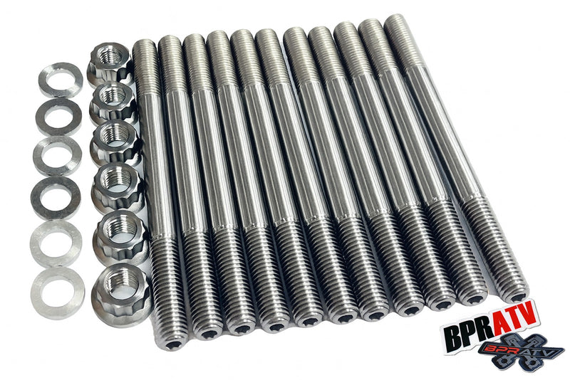 08-21 CBR1000R CBR 1000RR Ti Head Stud Kit Titanium Crankcase Cylinder Bolts Kit