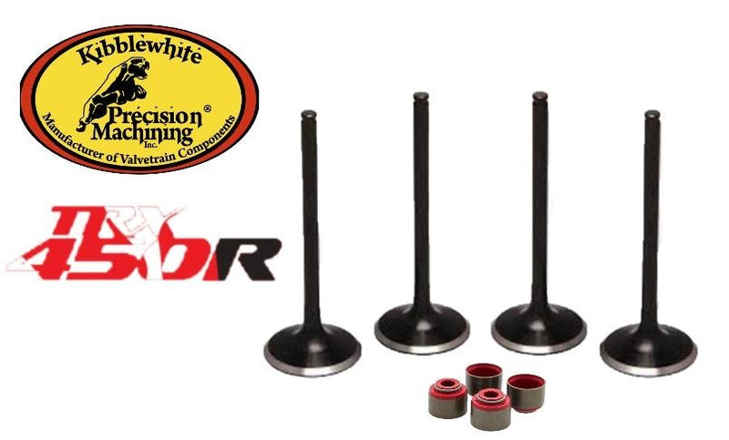 04 05 TRX450R TRX 450R +1 Kibblewhite Valves 1mm Over Intake Exhaust Valve Seals
