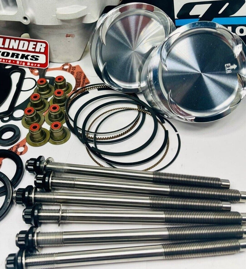 11 12 RZR XP 900 Top End Rebuild Kit 93m Complete Stock Bore Assembly Head Studs
