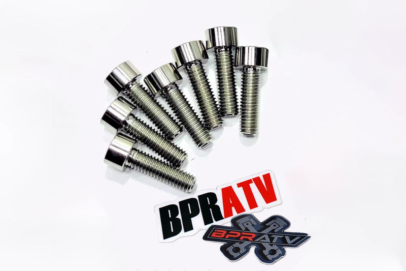 Yamaha Banshee 350 Side Cover Bolts Titanium Left & Right Engine Cover Bolt Kit!