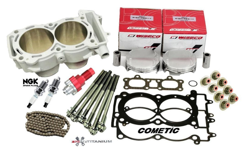 RZR XP 900 Top End Rebuild Kit Stock 93mm Cylinder Pistons Assembly Redo Parts