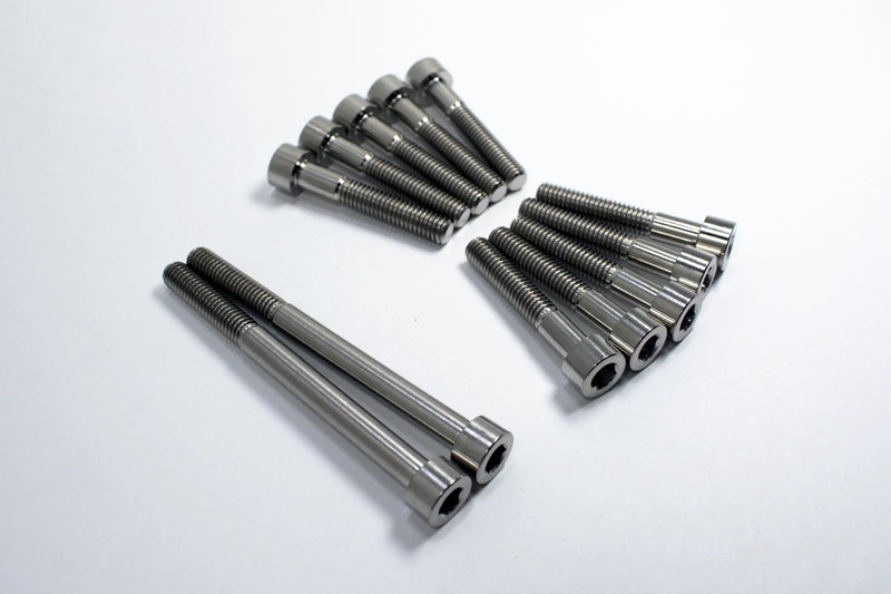 Best RZR XP 900 1000 Ti Exhaust Bolts Titanium Head Pipe Manifold Bolt Kit Set 6