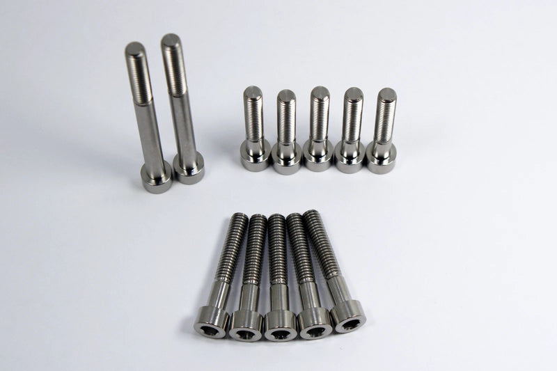 Best RZR XP 900 1000 Ti Exhaust Bolts Titanium Head Pipe Manifold Bolt Kit Set 6