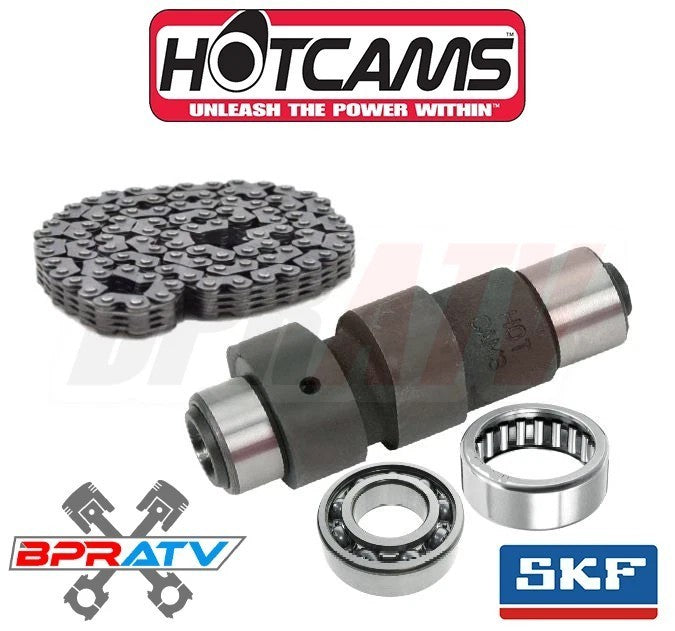 2007+ Raptor YFM 350 Hotcams Camshaft Stage 2 Two Hot Cams Bearings Timing Chain