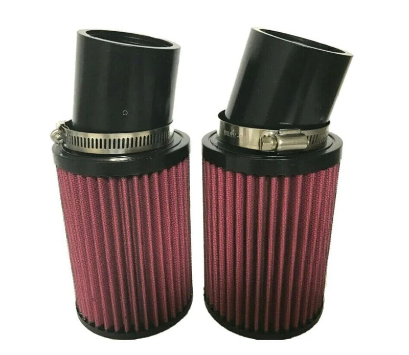 Best Banshee 28mm PWK Carb Air Filters Intakes K&N Style Hi Flow Filter Pair Set