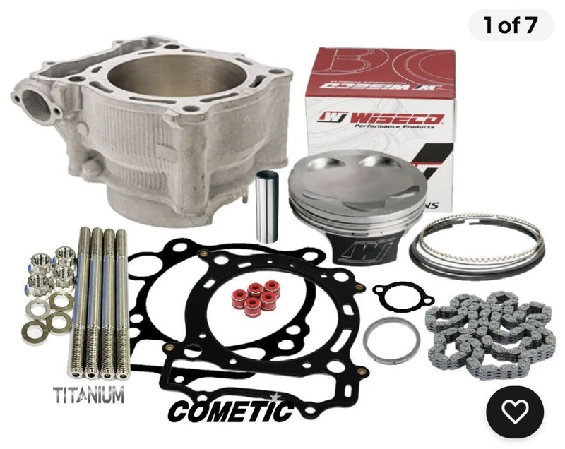 Best YFZ450 98mm +3 Big Bore Kit YFZ 450 Carb 478 cc Cylinder Top Upper Assembly