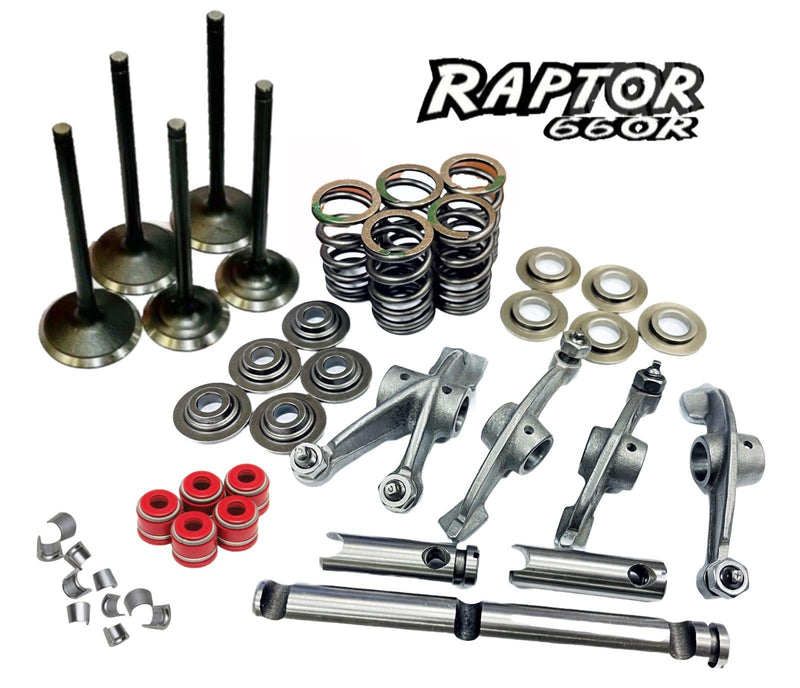 Raptor Rhino Grizzly 660 Valve Springs Valves Rocker Arm Shafts Head Rebuild Kit
