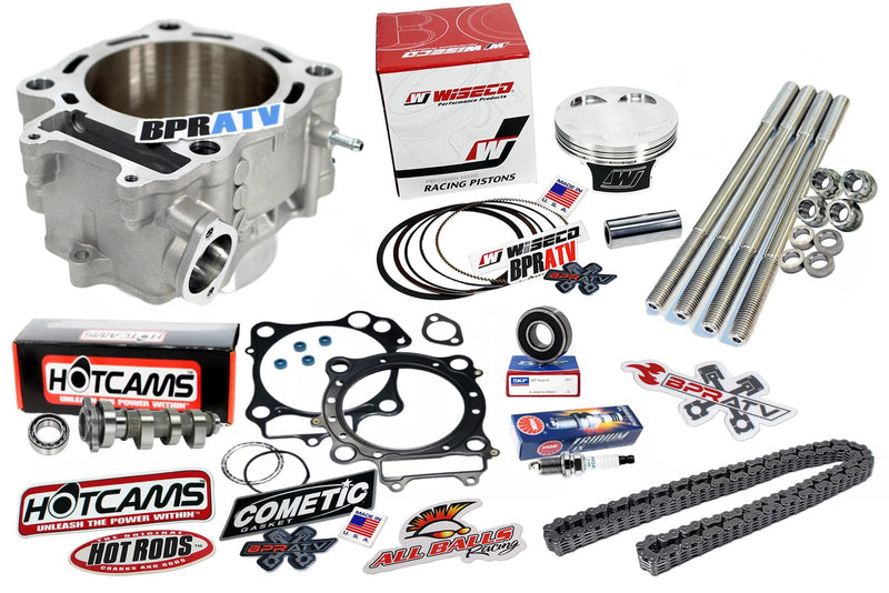 04 05 TRX 450R Stock Top End Engine Rebuild Kit Replacement Stage 2 Hot Cams Kit