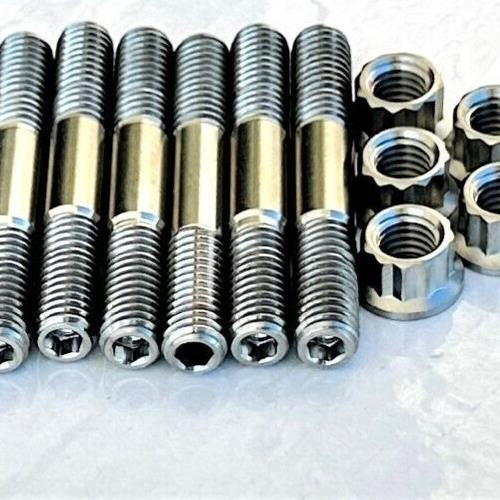 Banshee Pro Design Cool Head Studs TITANIUM PD909 Billet Head Stud Nuts Kit Set