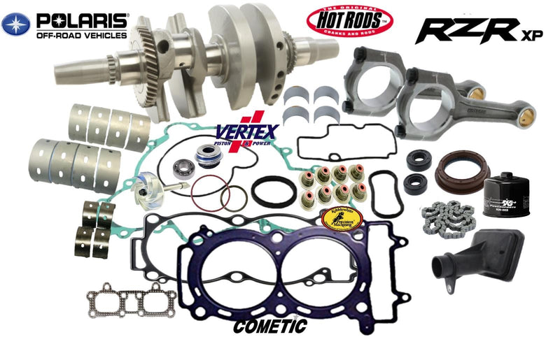 2017+ RZR XP 1000 Bottom End Rebuild Kit Water Oil Pump Complete Redo Repair Kit