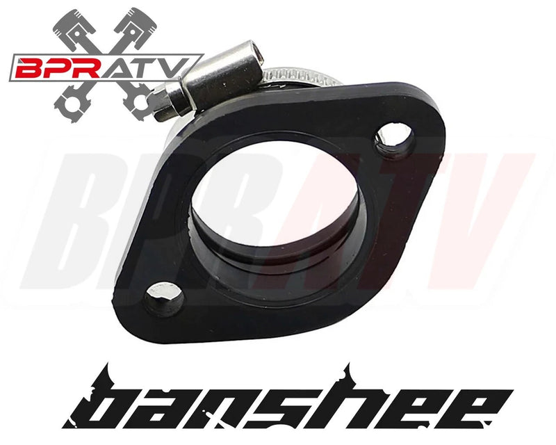 Banshee 38mm PWK Billet Intake Manifolds Keihin Air Striker Carb Dual Two Piece