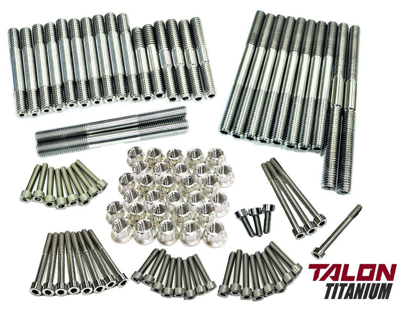 Banshee 521 Super Cub TITANIUM Bolt Stud Kit Cases Cylinder Head Studs Bolts Set