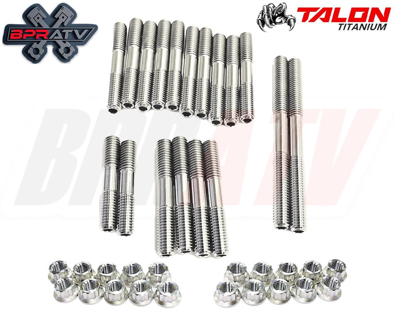 Banshee 521 Super Cub TITANIUM Bolt Stud Kit Cases Cylinder Head Studs Bolts Set