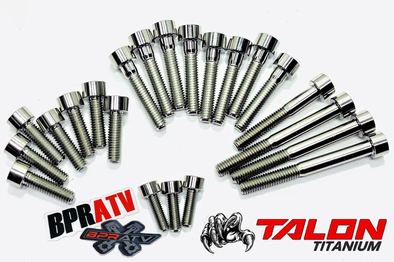 Banshee 521 Super Cub TITANIUM Bolt Stud Kit Cases Cylinder Head Studs Bolts Set