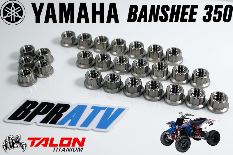 Banshee 521 Super Cub TITANIUM Bolt Stud Kit Cases Cylinder Head Studs Bolts Set