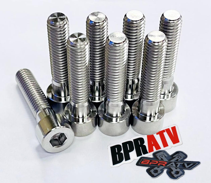 Banshee 521 Super Cub TITANIUM Bolt Stud Kit Cases Cylinder Head Studs Bolts Set