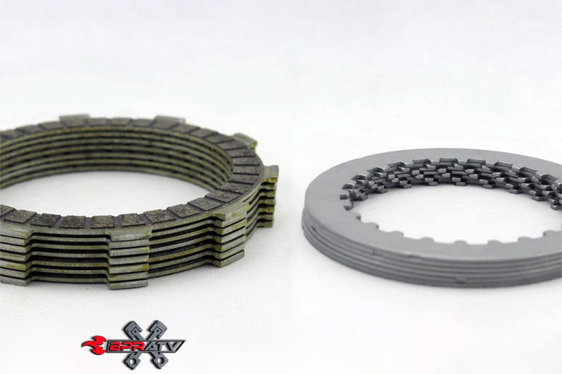 Yamaha Banshee Billet Clutch Basket Talon Clutch Street Bike Fibers RED Cushions