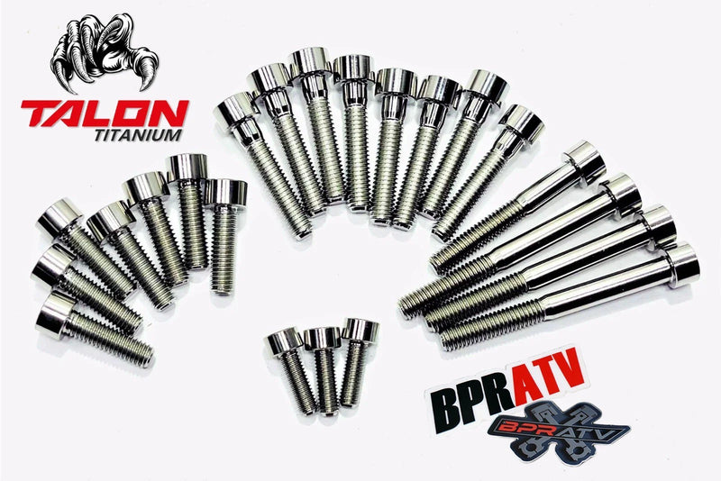 Yamaha Banshee Titanium Clutch Cover Bolts Left & Right Stator Cover Ti Bolt Kit
