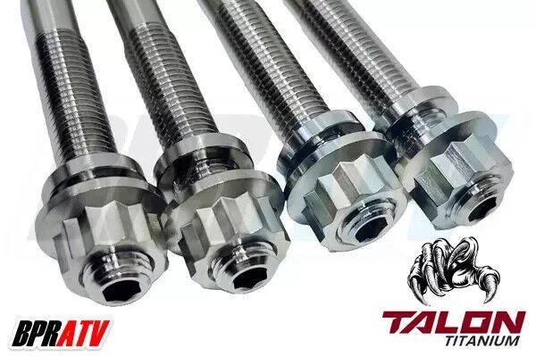 19+ KX450 KX450X Cylinder Head Studs TITANIUM 12 Point Nut Stud Bolt Upgrade Kit