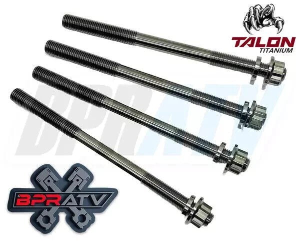 19+ KX450 KX450X Cylinder Head Studs TITANIUM 12 Point Nut Stud Bolt Upgrade Kit