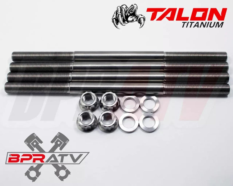 19+ KX450 KX450X Cylinder Head Studs TITANIUM 12 Point Nut Stud Bolt Upgrade Kit