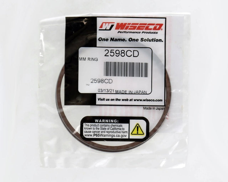 Yamaha Blaster 66 mm Stock Standard Bore Wiseco Piston Rings Rebuild Set 2598CD