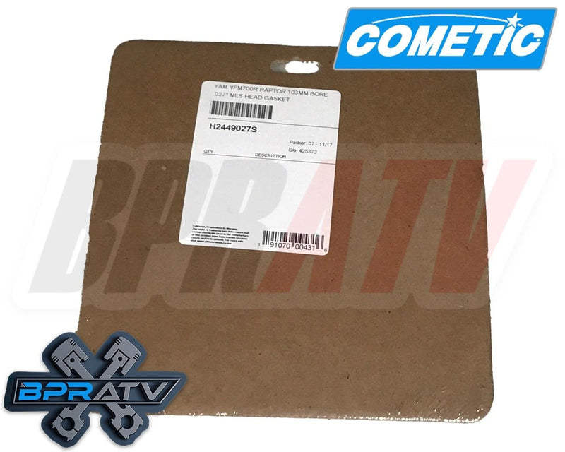 Yamaha Rhino Grizzly Viking 700 102 Stock Standard Bore Cometic Top HEAD GASKET