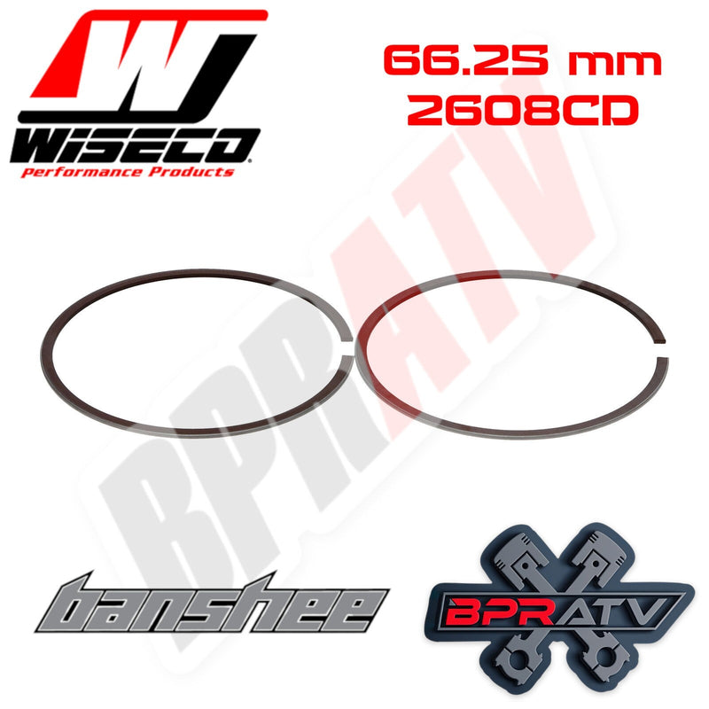 Banshee 350 66.25 mm Bore Wiseco Piston Rings Rebuild Set 2608CD 1 (Set of One)