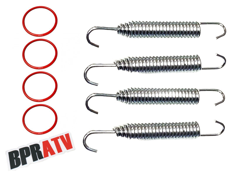 YAMAHA Banshee YFZ350 350 87-06 SILICONE Gaskets Swivel Springs Exhaust Muffler
