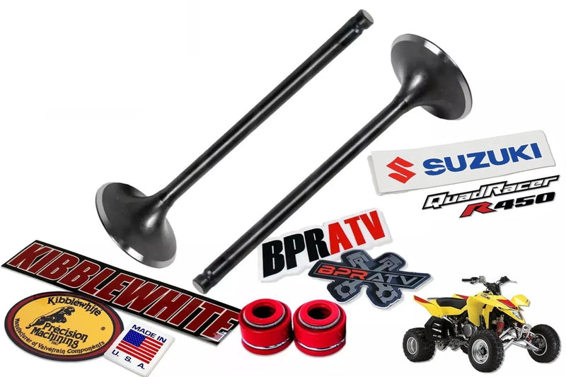 Suzuki LTR450 LTR 450 OEM Stock Size Kibblewhite Head Exhaust Valves Seals Kit