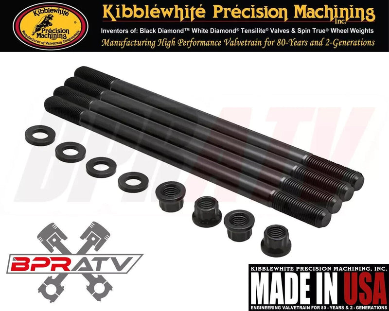 06+Yamaha Raptor 700 Kibblewhite Stronger Heavy Duty Cylinder Head Studs Bolts