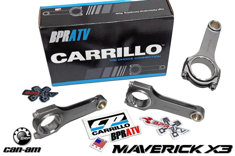17-25 Can-Am Maverick X3 X-3 Turbo CP Carrillo Rod Set of 3 420819935 All 3 Rods