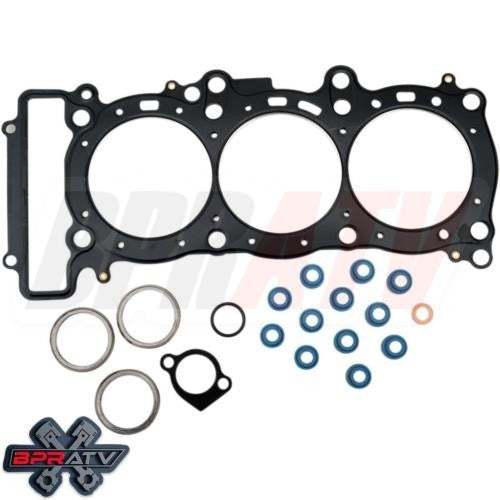 Arctic Cat Wildcat XX OEM Bore 80mm 10.5:1 TURBO CP Pistons 3 Cometic Gasket Kit