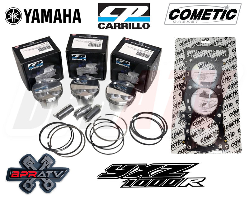 YXZ1000R YXZ 1000 OEM Bore 80mm 10.5:1 CP TURBO Pistons Cometic MLS Head Gasket