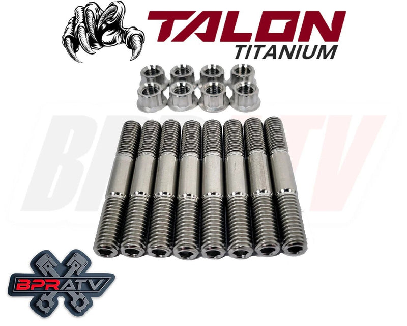 Honda 90035-MM5-000 Exhaust Studs Qty 8 TITANIUM Aftermarket Head Pipe Stud Kit