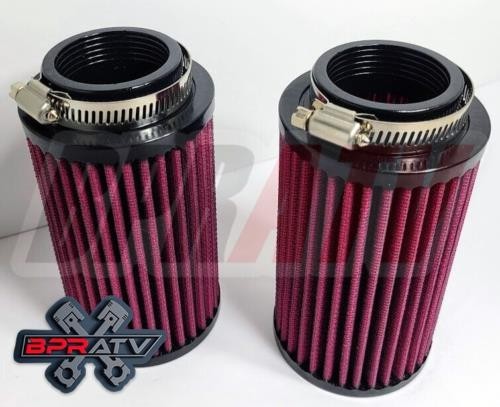 Banshee Air Filters 36mm 38mm Carbs K&N Style Hi Flow Pod Filter Pair Pods 14Ply