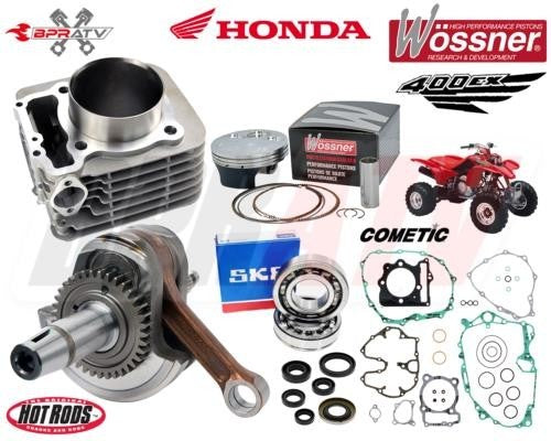 99-04 400EX 400 EX 89mm Simple Rebuild Kit Wossner Piston Complete Gaskets Seals