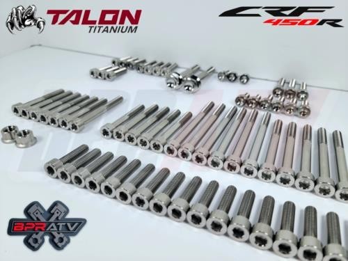 09-16 CRF450R CRF 450R BPR Talon Titanium COMPLETE Motor Engine Bolts Bolt Kit